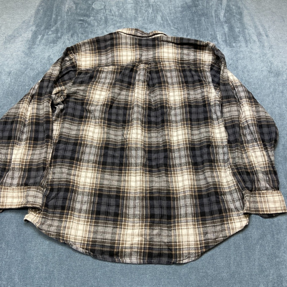 Wolverine Flannel Shirt Mens 2XL Multi Plaid Cotton Casual Button Up Outdoor - Picture 9 of 13